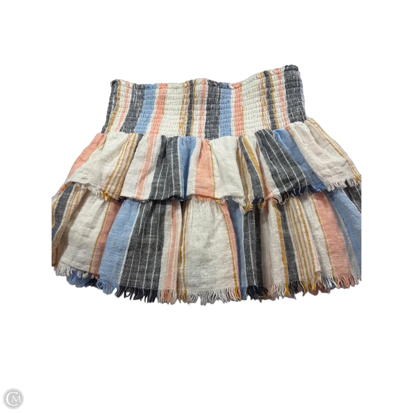 Skirt Mini & Short By Aerie In Striped Pattern, Size: M
