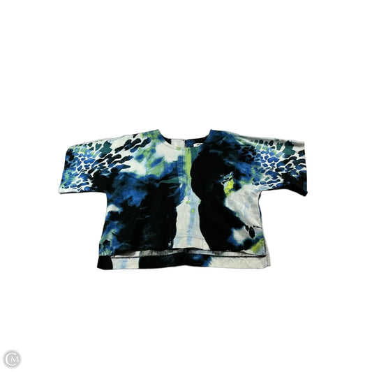 Top Short Sleeve By Dkny In Multi-colored, Size: Xs