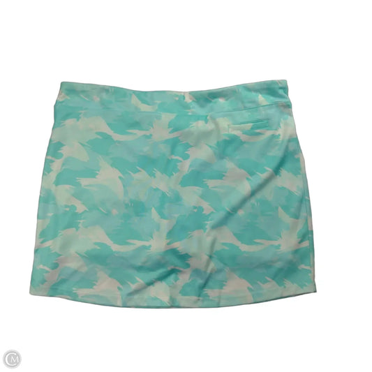 Athletic Skort By Pebble Beach In Aqua, Size: L