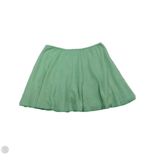 Skirt Mini & Short By Wild Fable In Green & White, Size: M