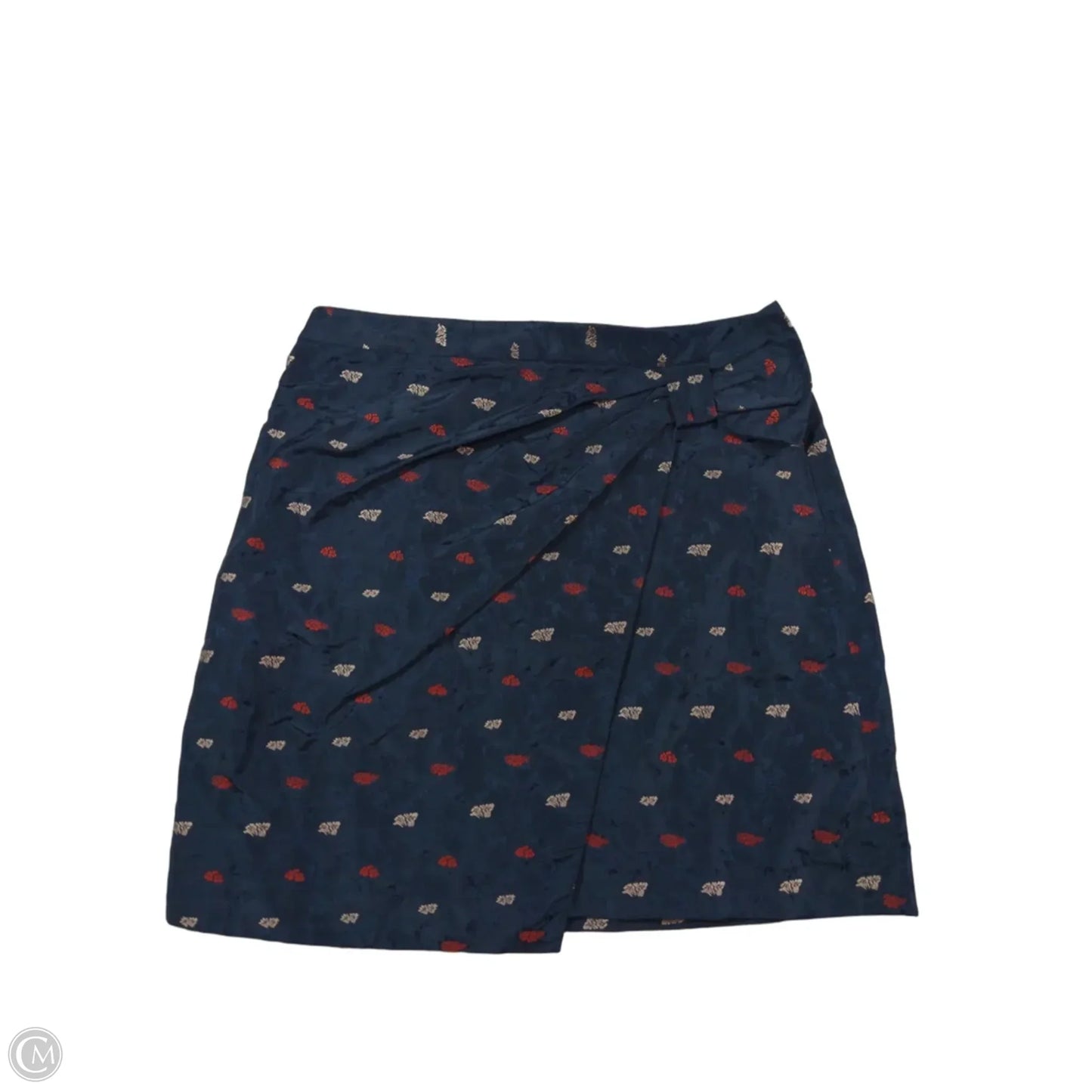 Skirt Maxi By Banana Republic In Blue Red & White, Size: 8
