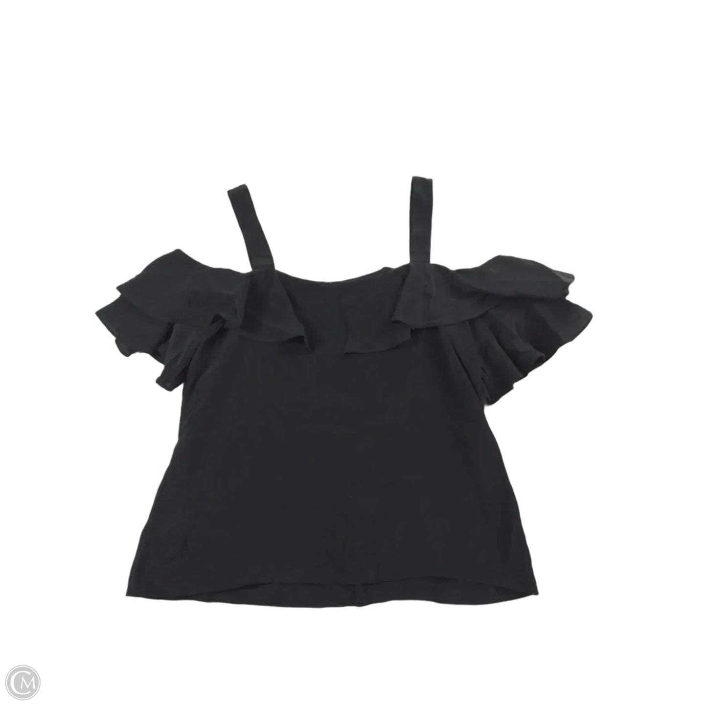 Top Short Sleeve By J. Crew In Black, Size: 6