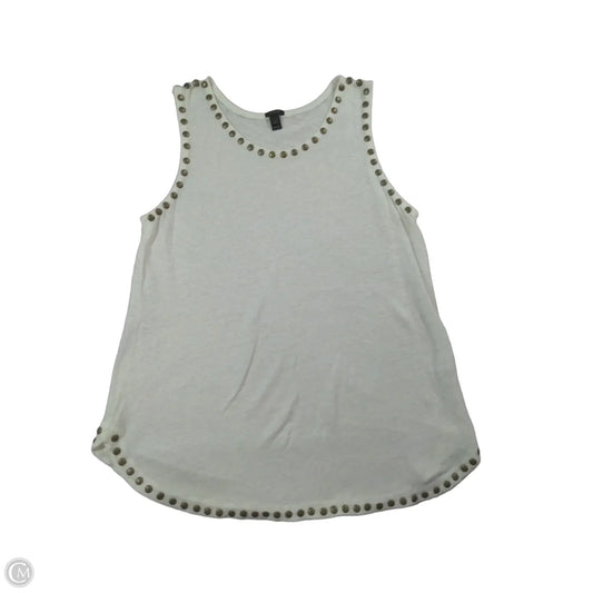Top Sleeveless By J. Crew In White, Size: S