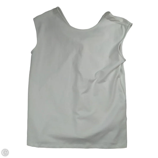 Top Sleeveless By Banana Republic In White, Size: M