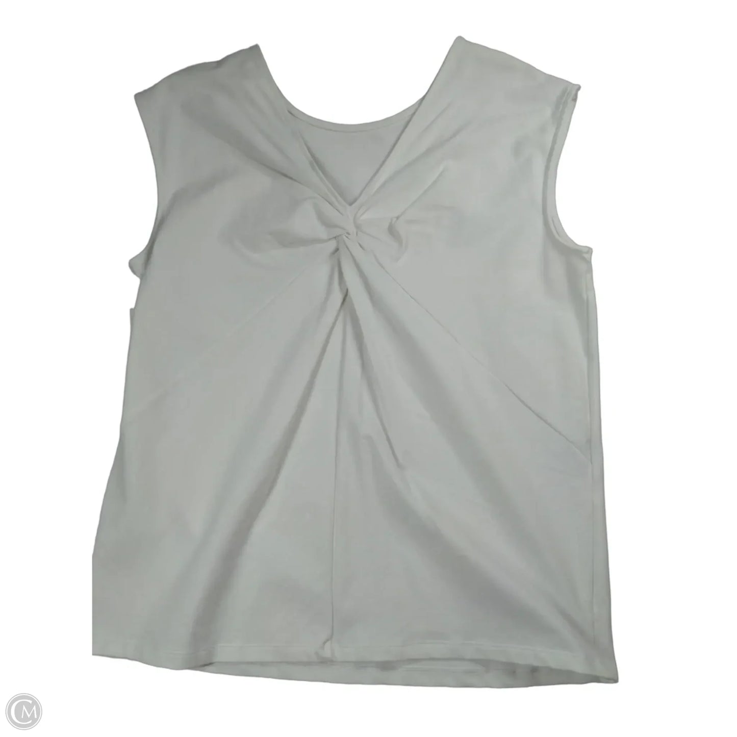Top Sleeveless By Banana Republic In White, Size: M