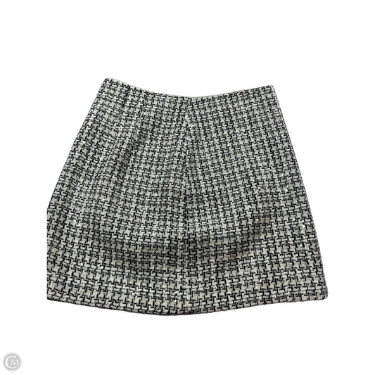 Skirt Midi By Loft In Black & White, Size: 2