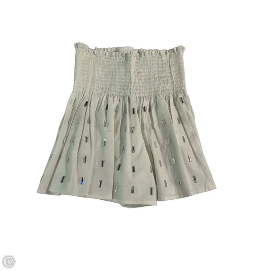 Skirt Mini & Short By Clothes Mentor In White, Size: Xs