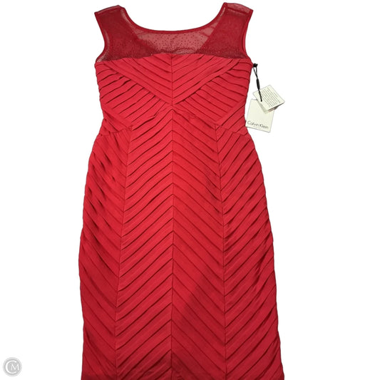 Dress Party Short By Calvin Klein In Pink, Size: 6