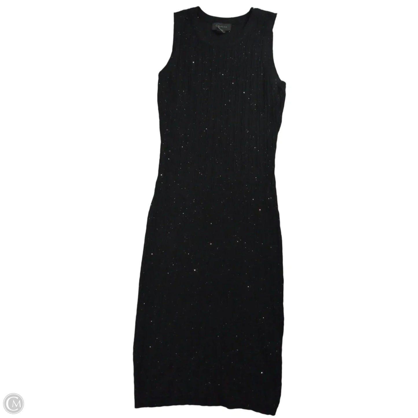 Dress Party Midi By Clothes Mentor In Black, Size: M
