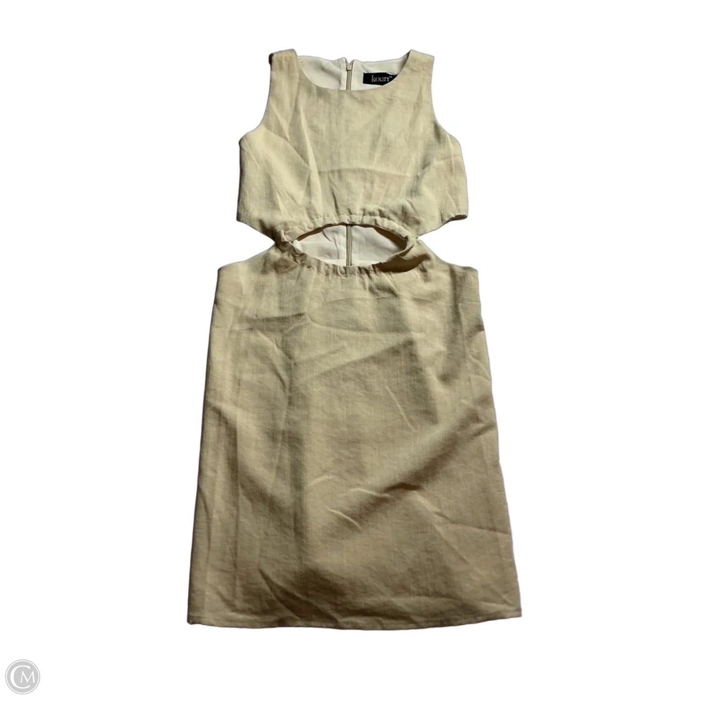 Dress Party Short By Clothes Mentor In Beige, Size: Xs
