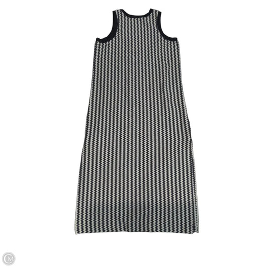 Swimwear Cover-up By Loft In Black & Cream, Size: L