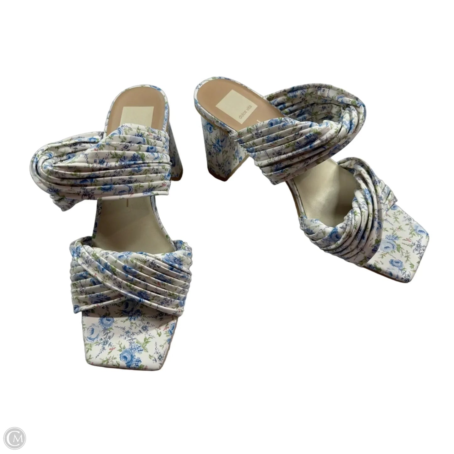 Shoes Heels Block By Dolce Vita In Floral Print, Size: 9