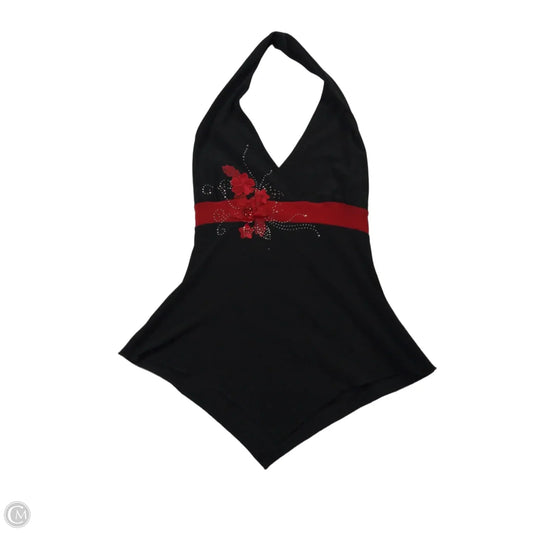 Top Sleeveless By Clothes Mentor In Black & Red, Size: Xs