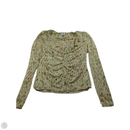Top Long Sleeve By Cabi In Multi-colored, Size: S