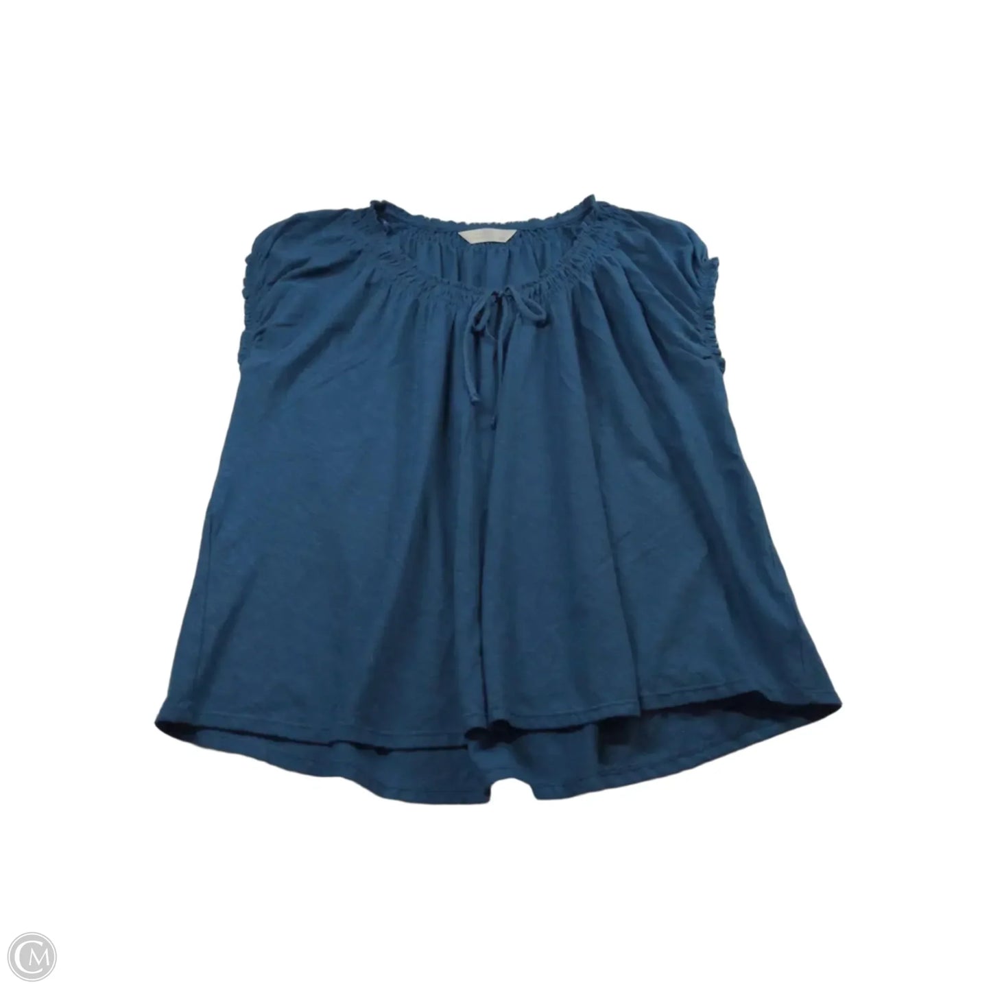 Top Short Sleeve By Lc Lauren Conrad In Blue, Size: L
