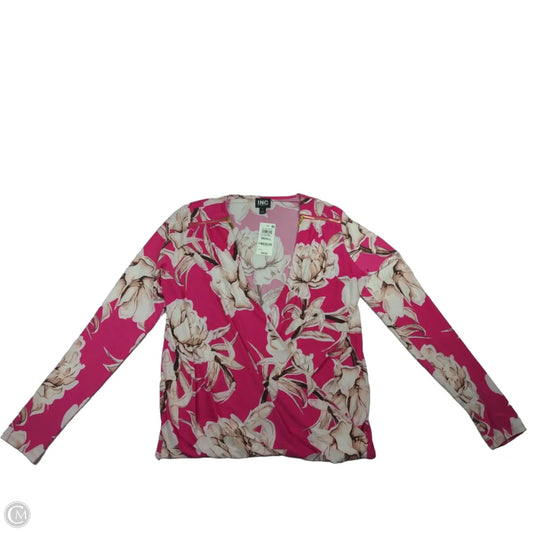 Top Long Sleeve By Inc In Floral Print, Size: S