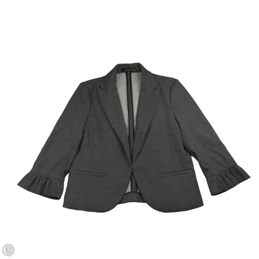 Blouse 3/4 Sleeve By Amanda + Chelsea In Black & White, Size: 10p