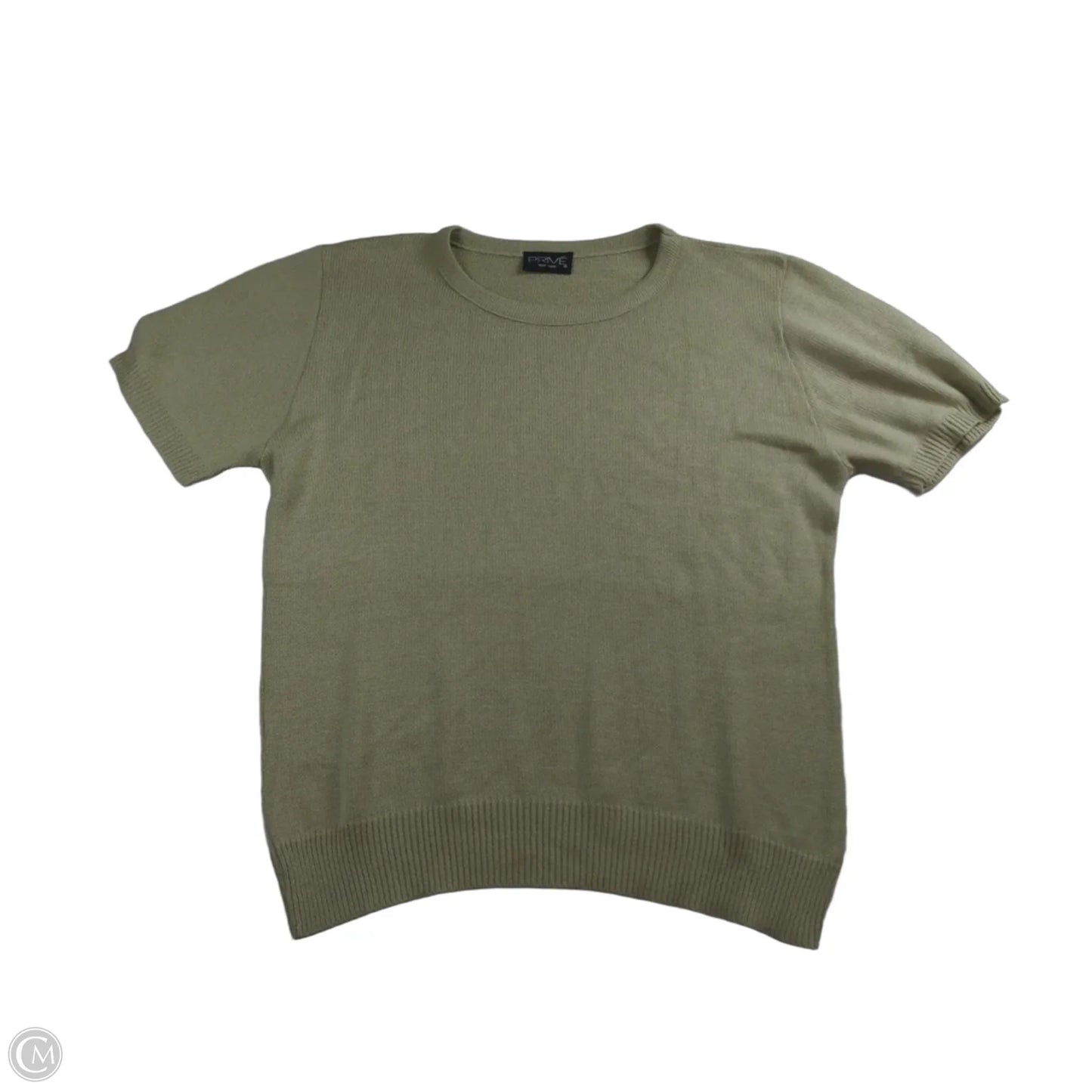 Sweater Short Sleeve By Clothes Mentor In Beige, Size: M