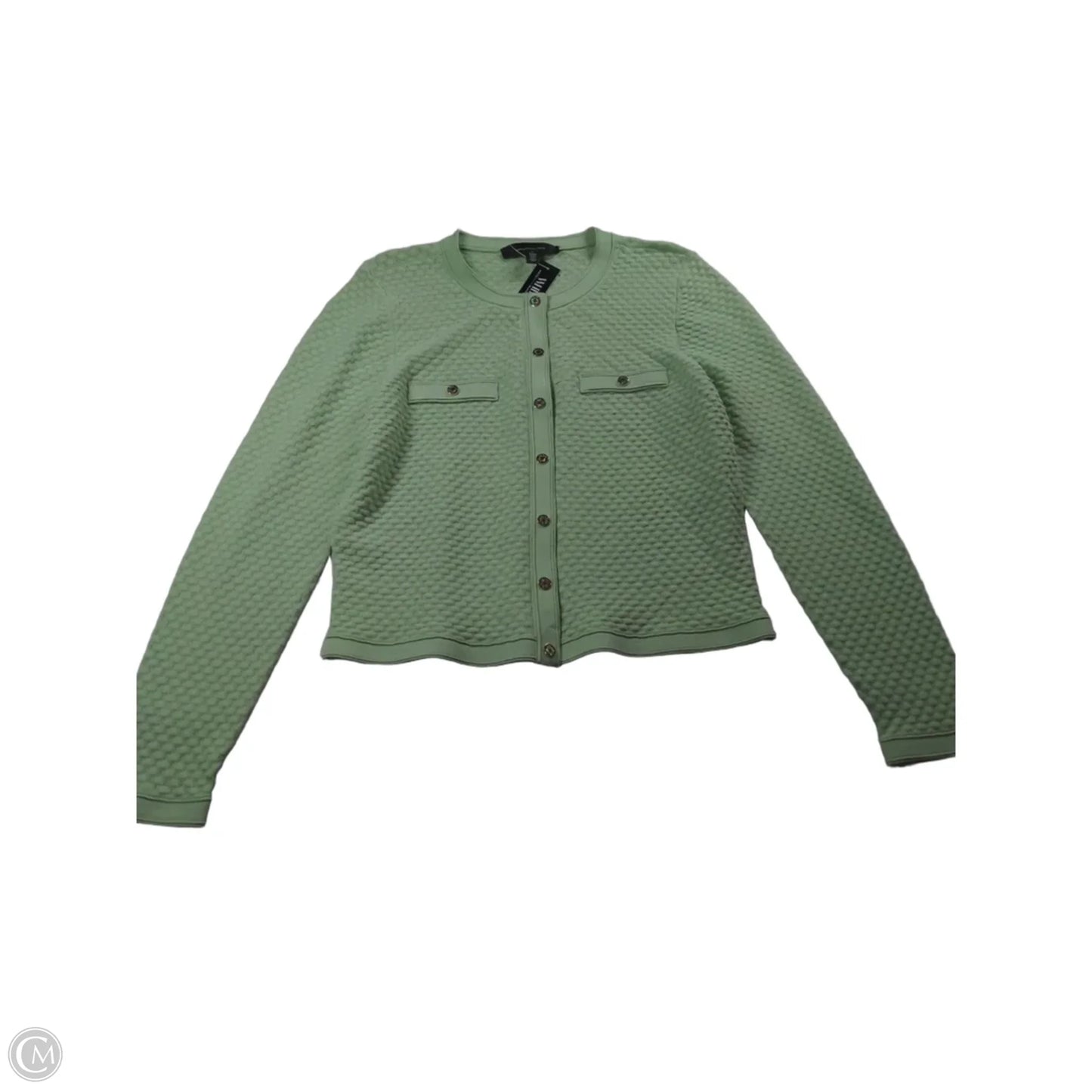 Cardigan By White House Black Market In Green, Size: L