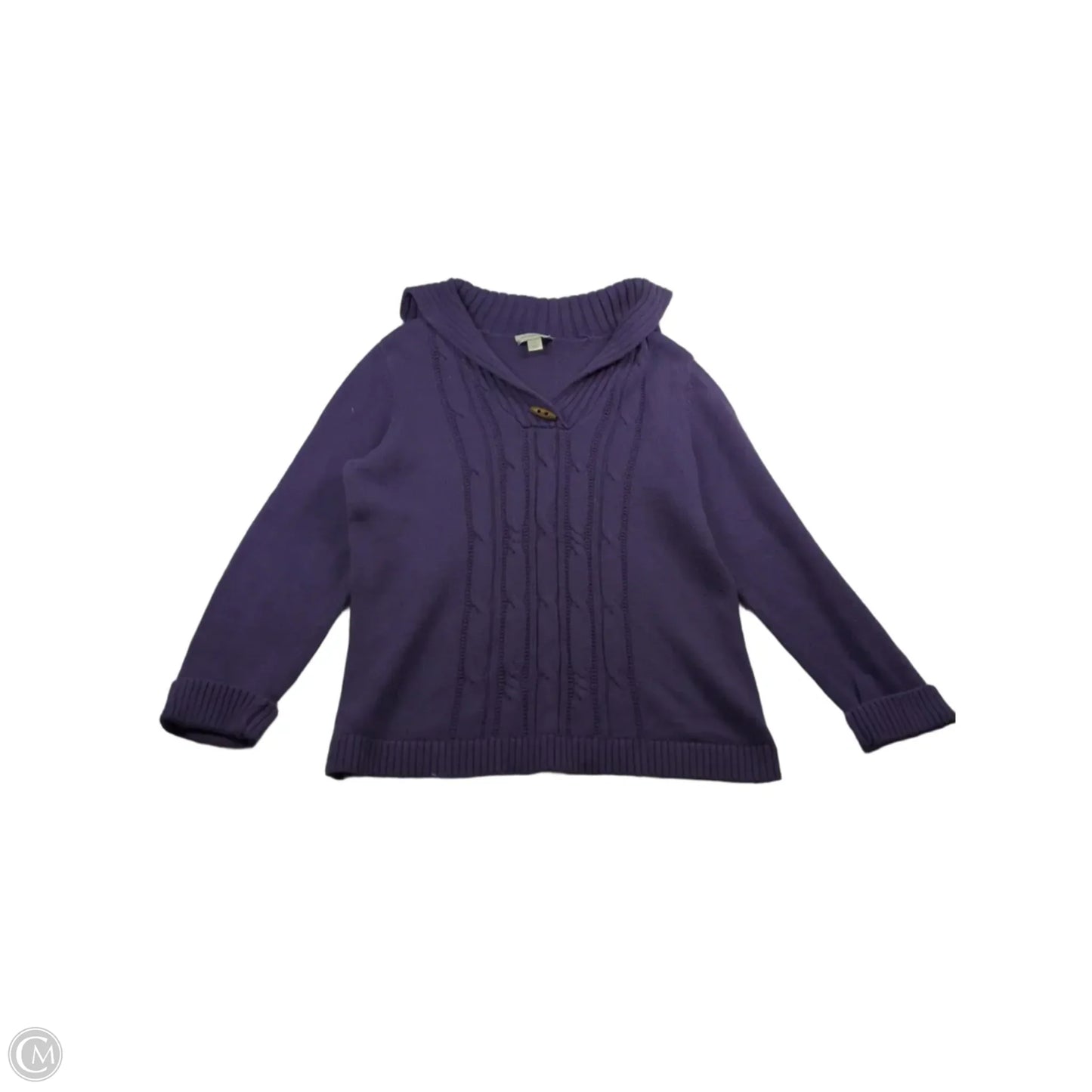 Sweater By Christopher And Banks In Purple, Size: M