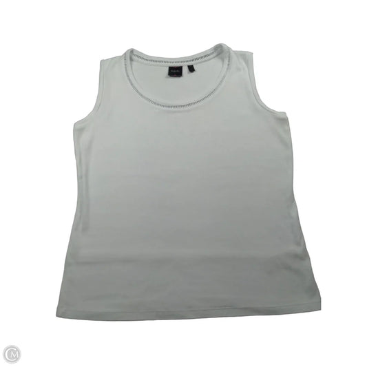 Top Sleeveless By Rafaella In White, Size: M