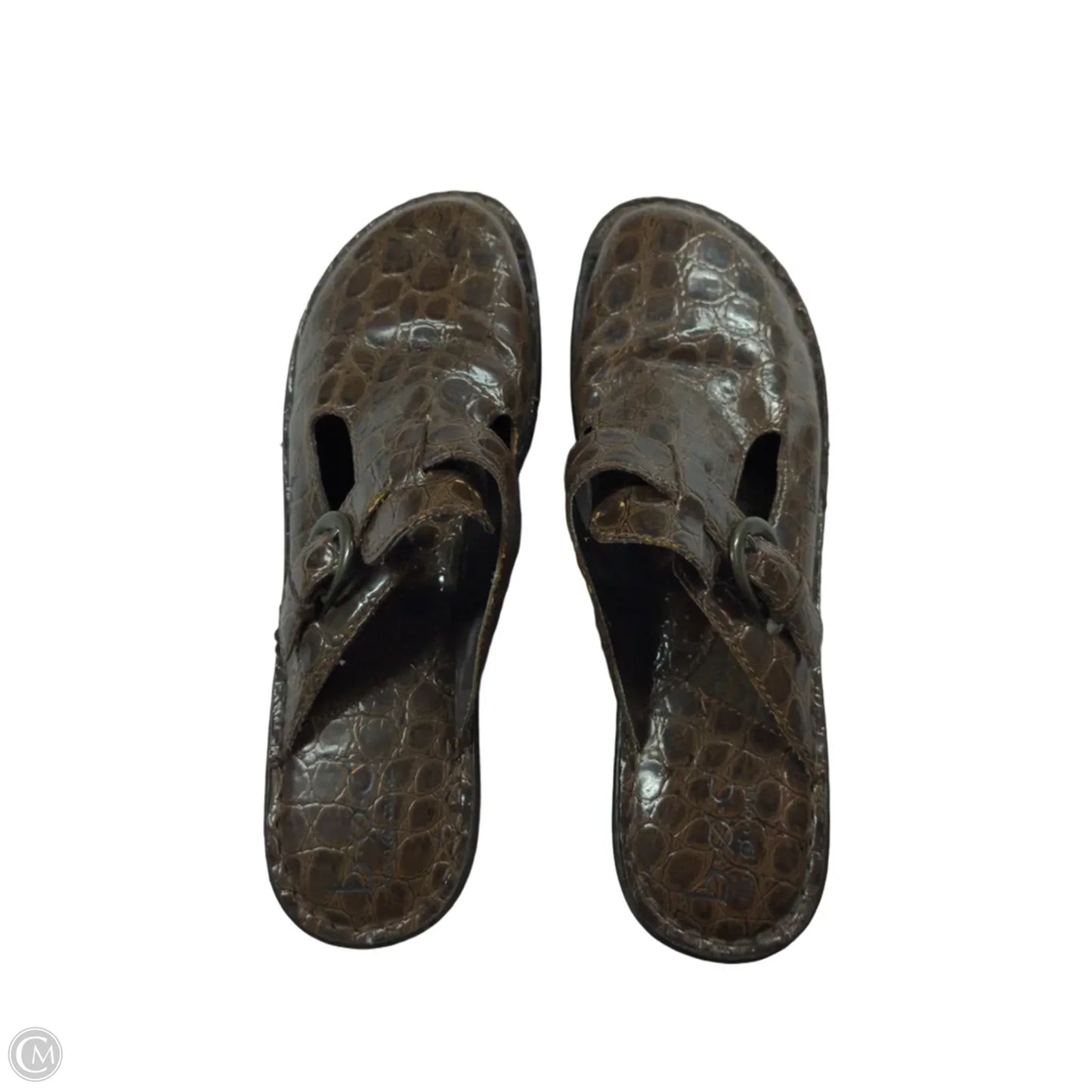 Shoes Heels Block By Boc In Brown, Size: 10