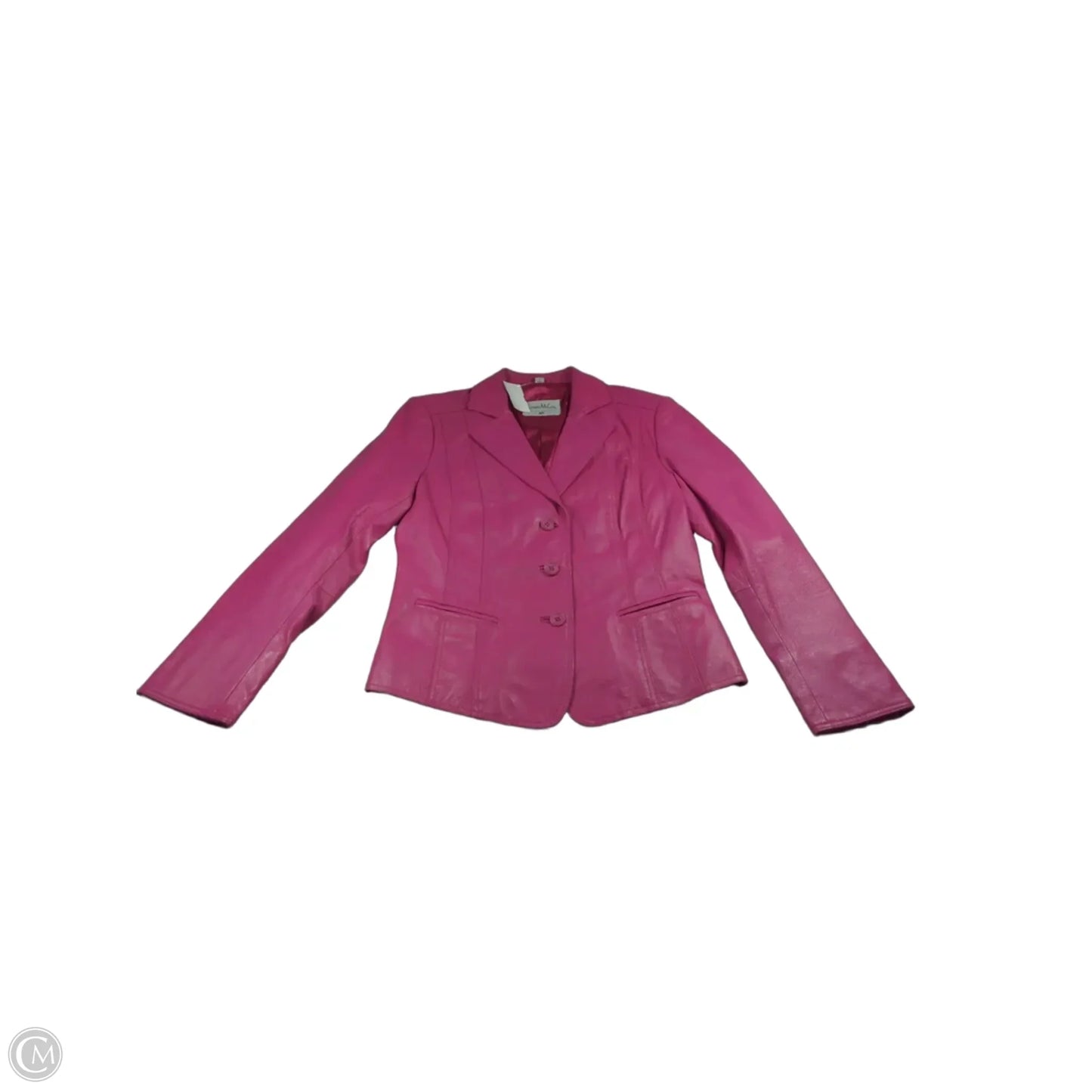 Jacket Leather By Pamela Mccoy In Pink, Size: S