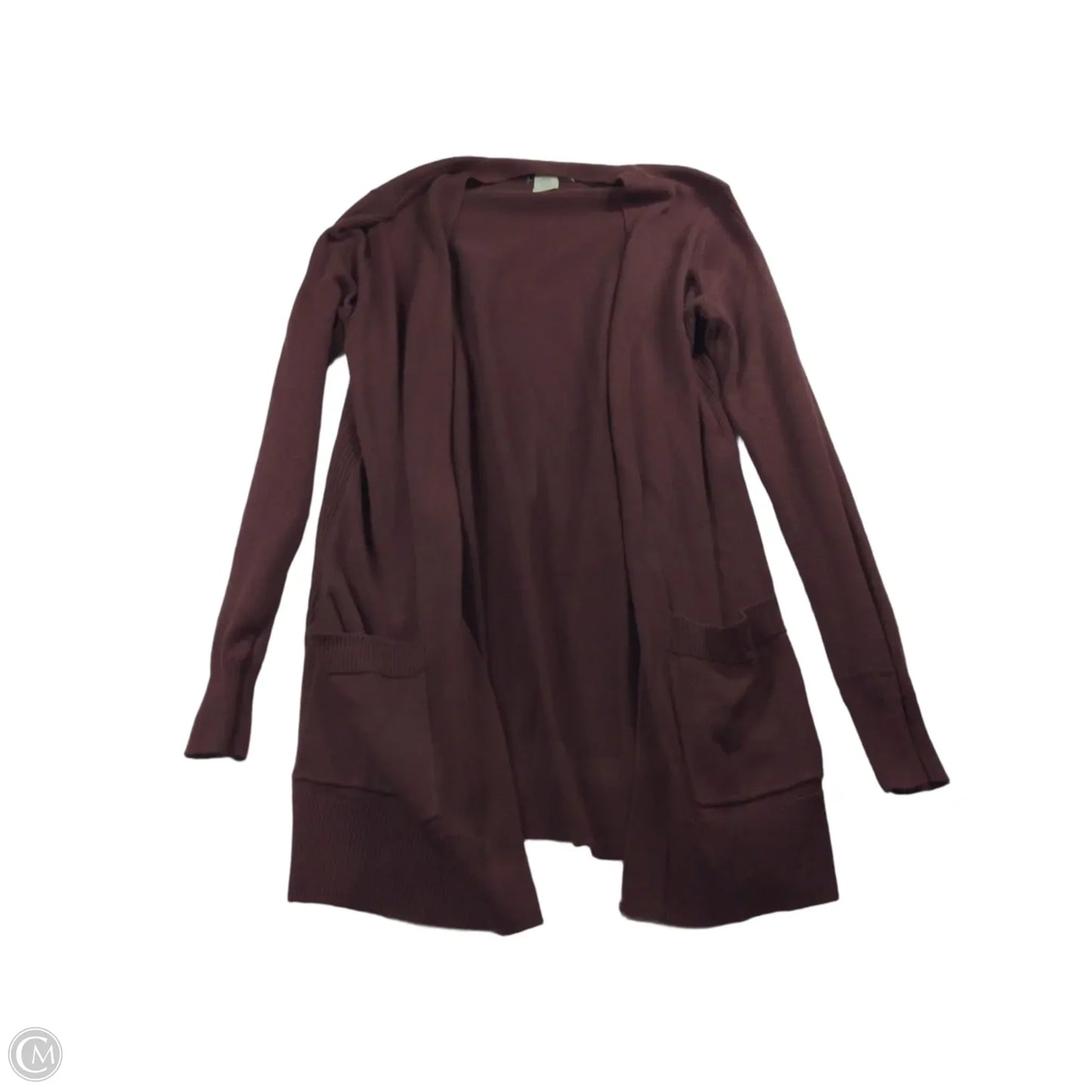 Cardigan By Matty M In Maroon, Size: S