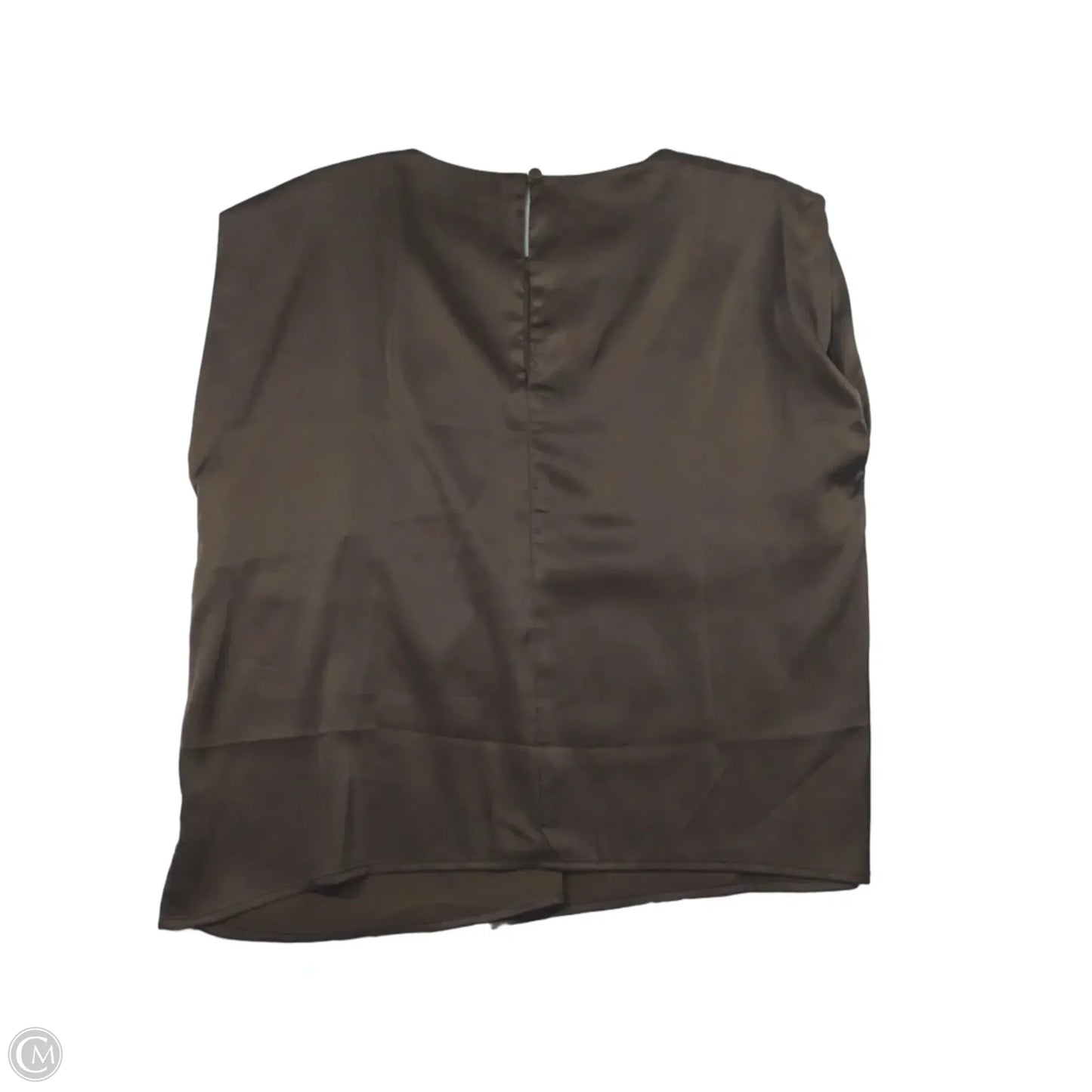 Top Sleeveless By Evereve In Brown, Size: L