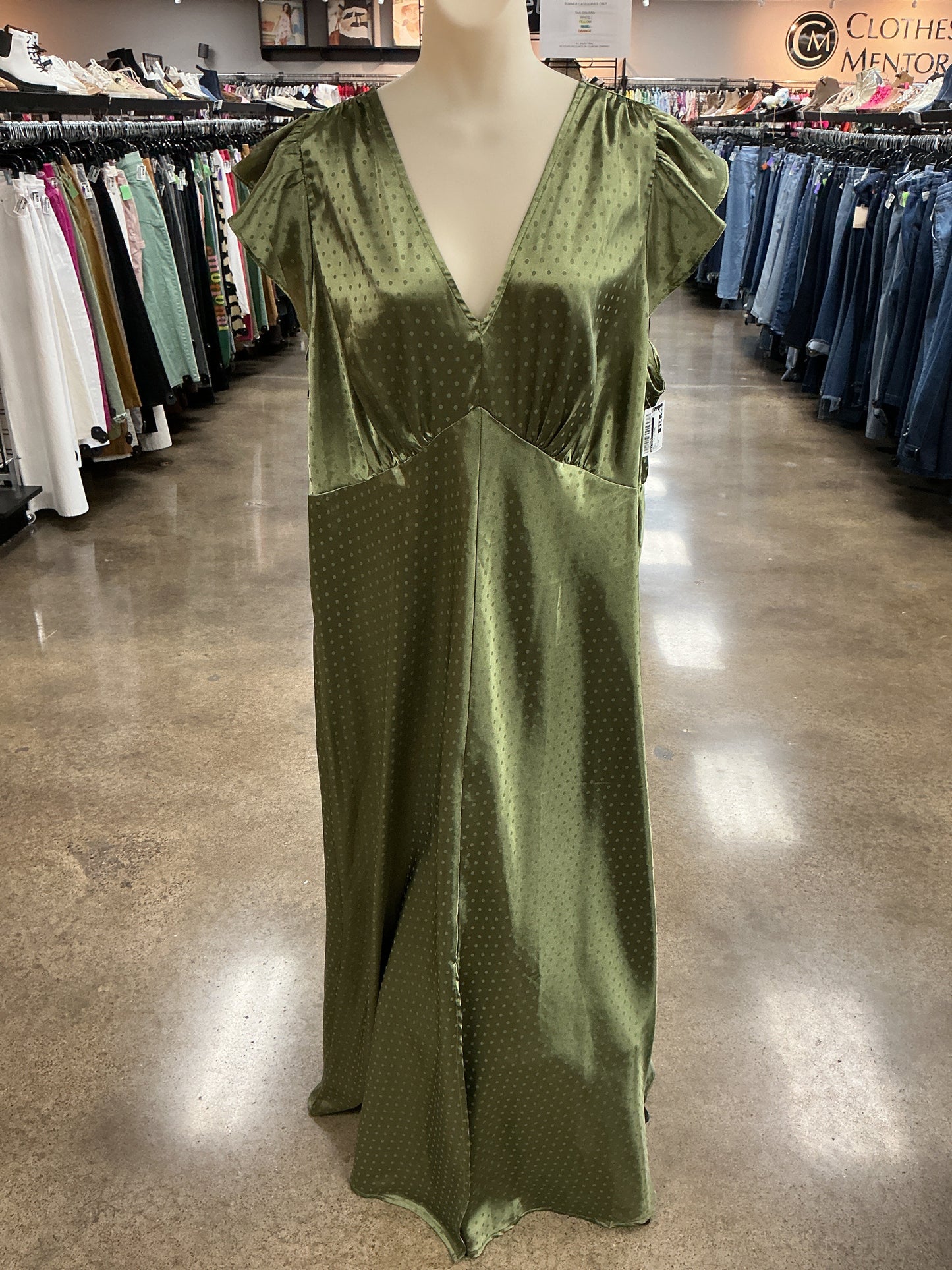 Dress Party Long By Old Navy In Green, Size:2X
