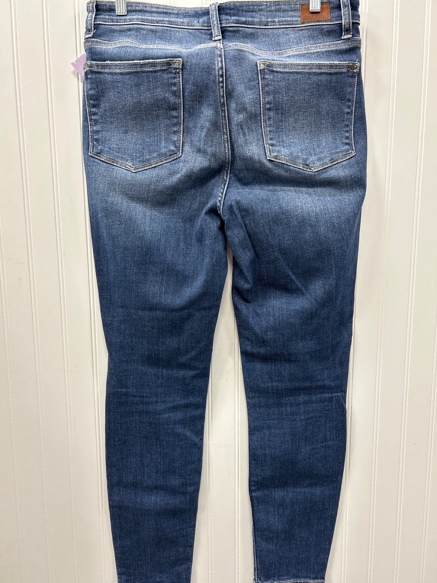 Jeans Skinny By Judy Blue In Blue Denim, Size:12