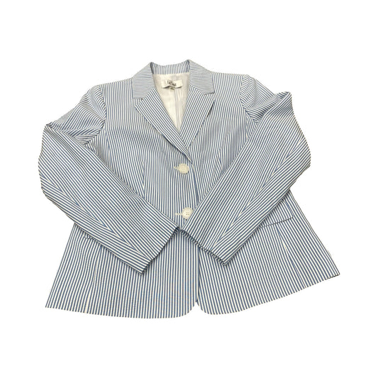 Blazer By Le Suit In Striped Pattern, Size:6