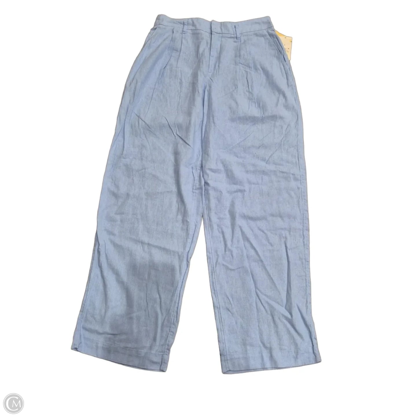 Pants Linen By A New Day In Blue, Size: 8