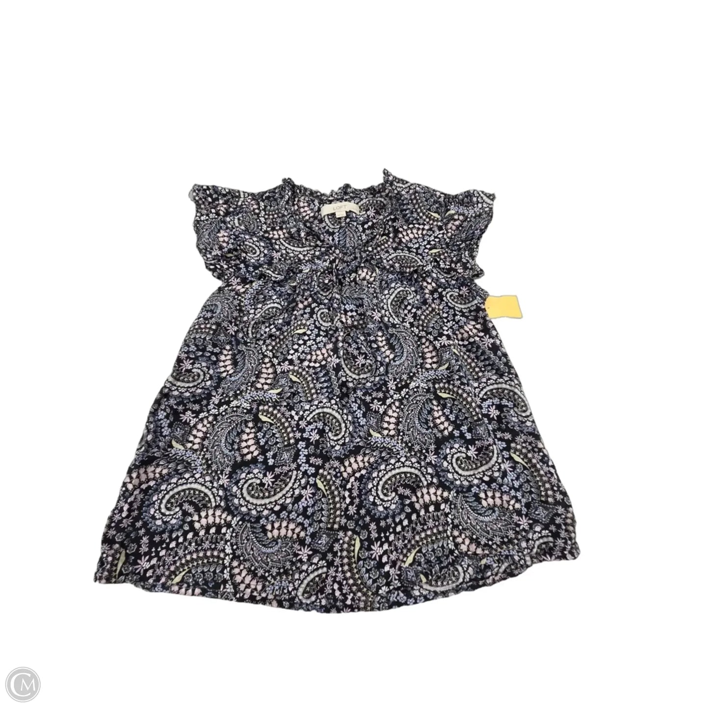 Top Sleeveless By Loft In Paisley Print, Size: Xsp