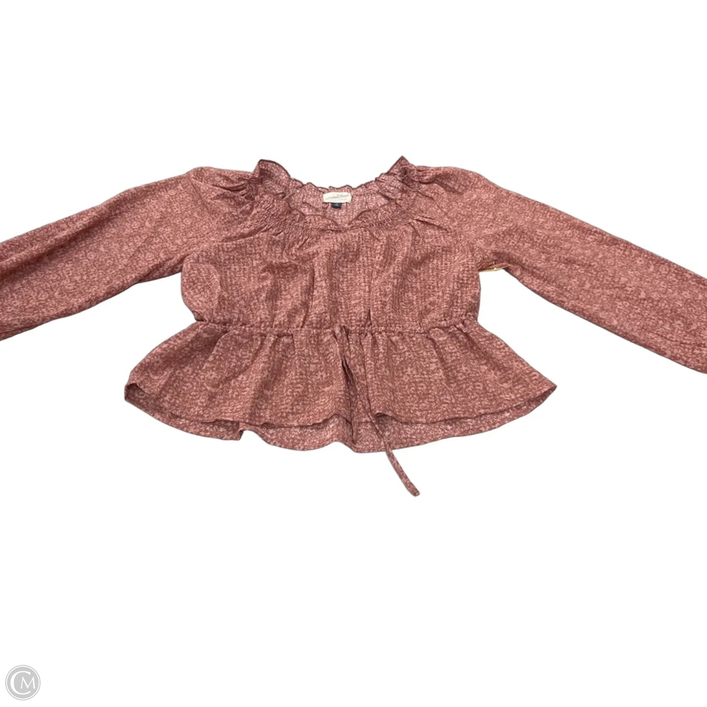 Top Long Sleeve By Universal Thread In Purple, Size: M