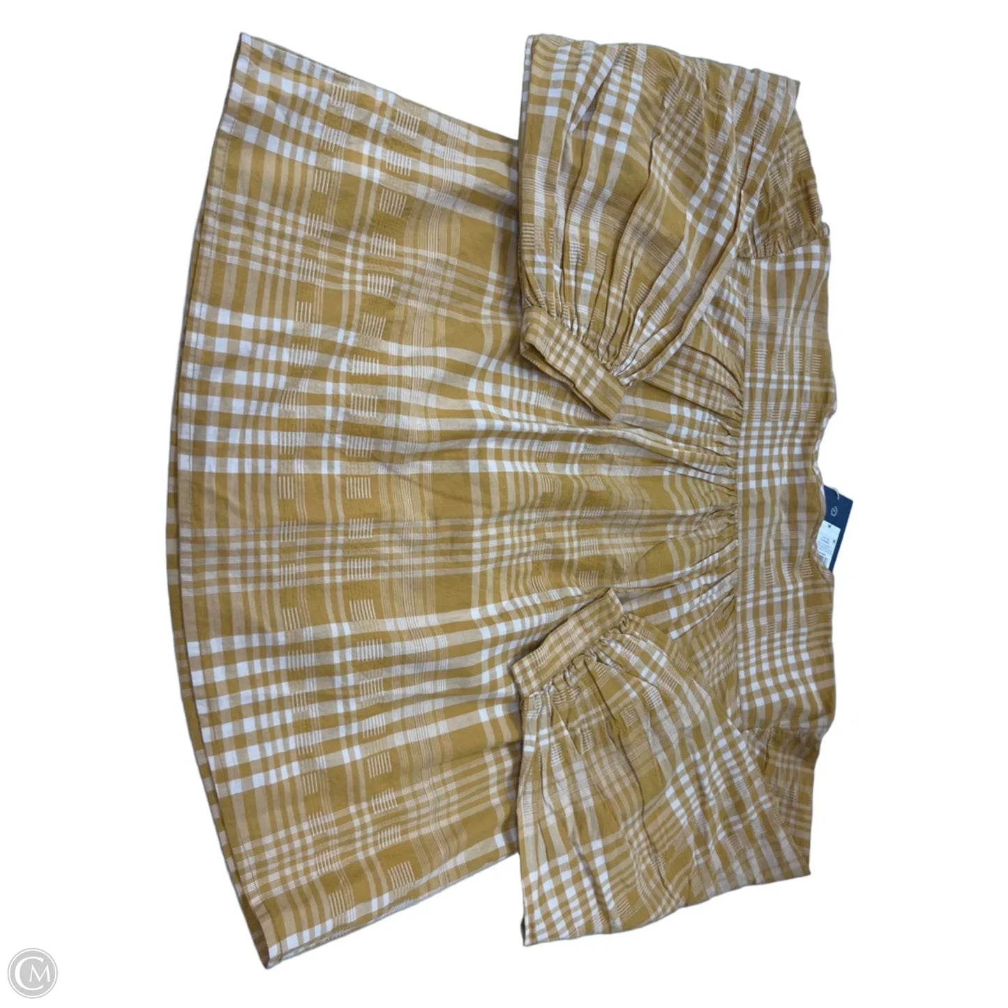 Top Long Sleeve By Universal Thread In Yellow, Size: M