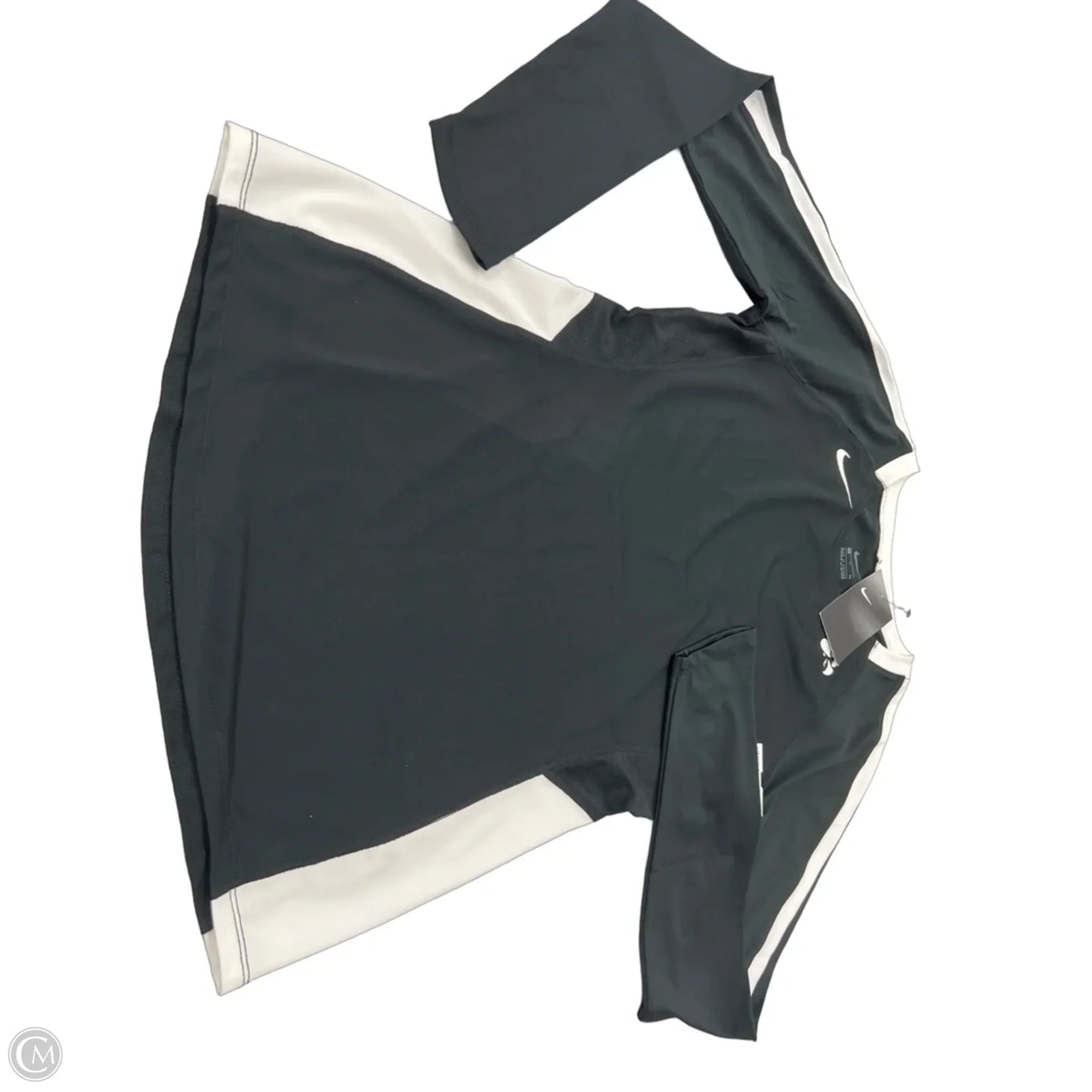 Athletic Top Long Sleeve Crewneck By Nike In Black, Size: S