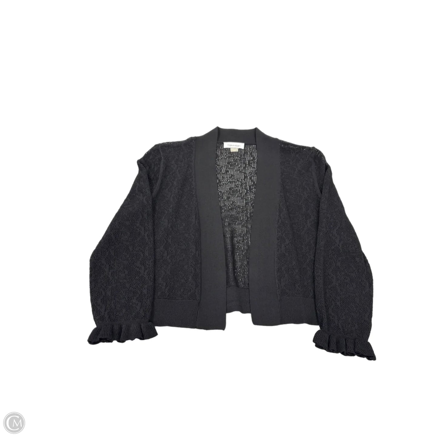 Cardigan By Calvin Klein In Black, Size: M