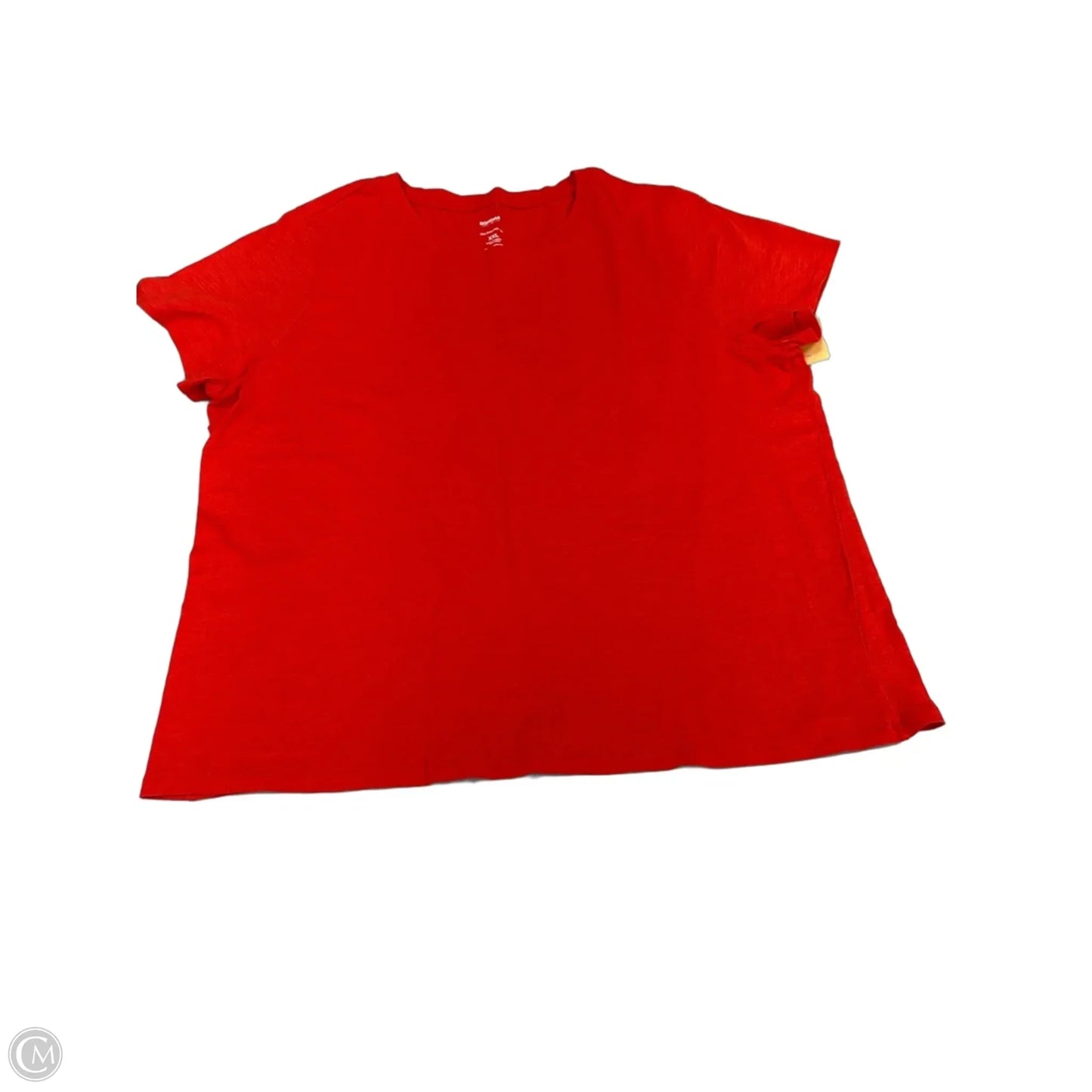 Top Short Sleeve Basic By Sonoma In Red, Size: Xxl