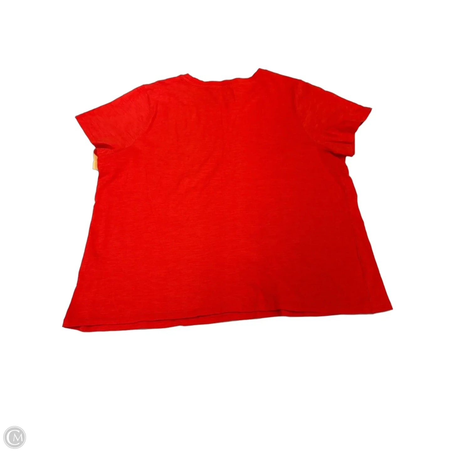 Top Short Sleeve Basic By Sonoma In Red, Size: Xxl