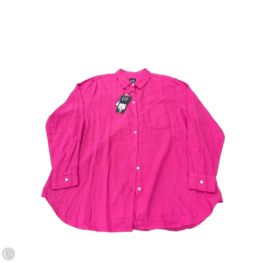 Top Long Sleeve By Gap In Pink, Size: Xl