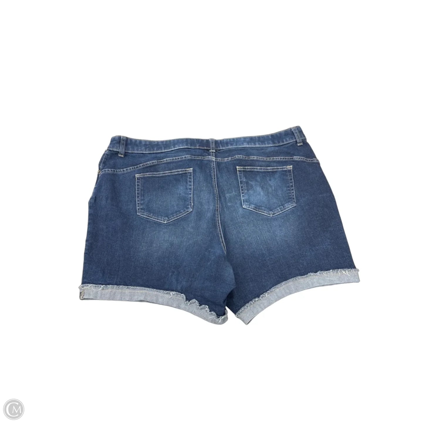 Shorts By Terra & Sky In Blue Denim, Size: 22w
