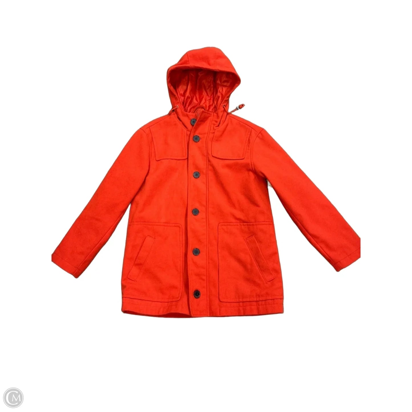 Coat Wool By A New Day In Orange, Size: S