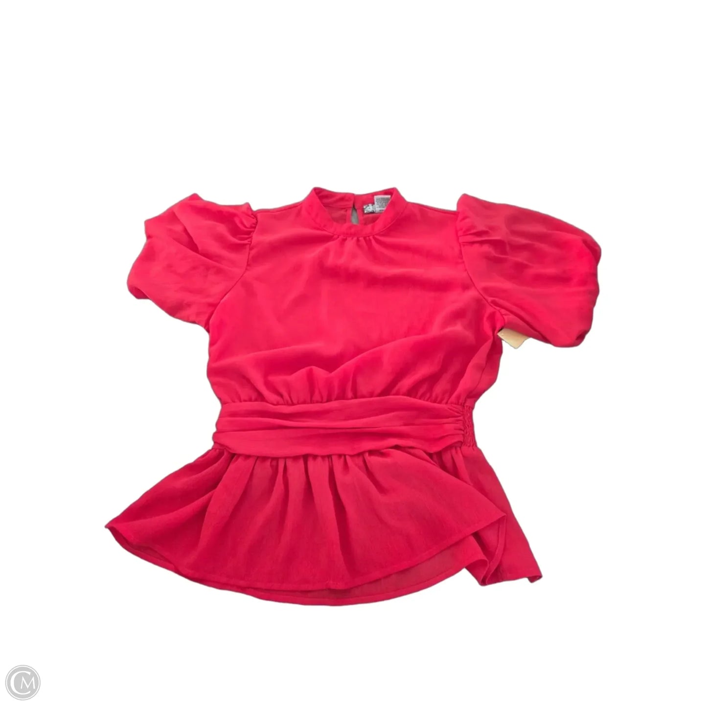 Top Short Sleeve By Flying Tomato In Red, Size: L