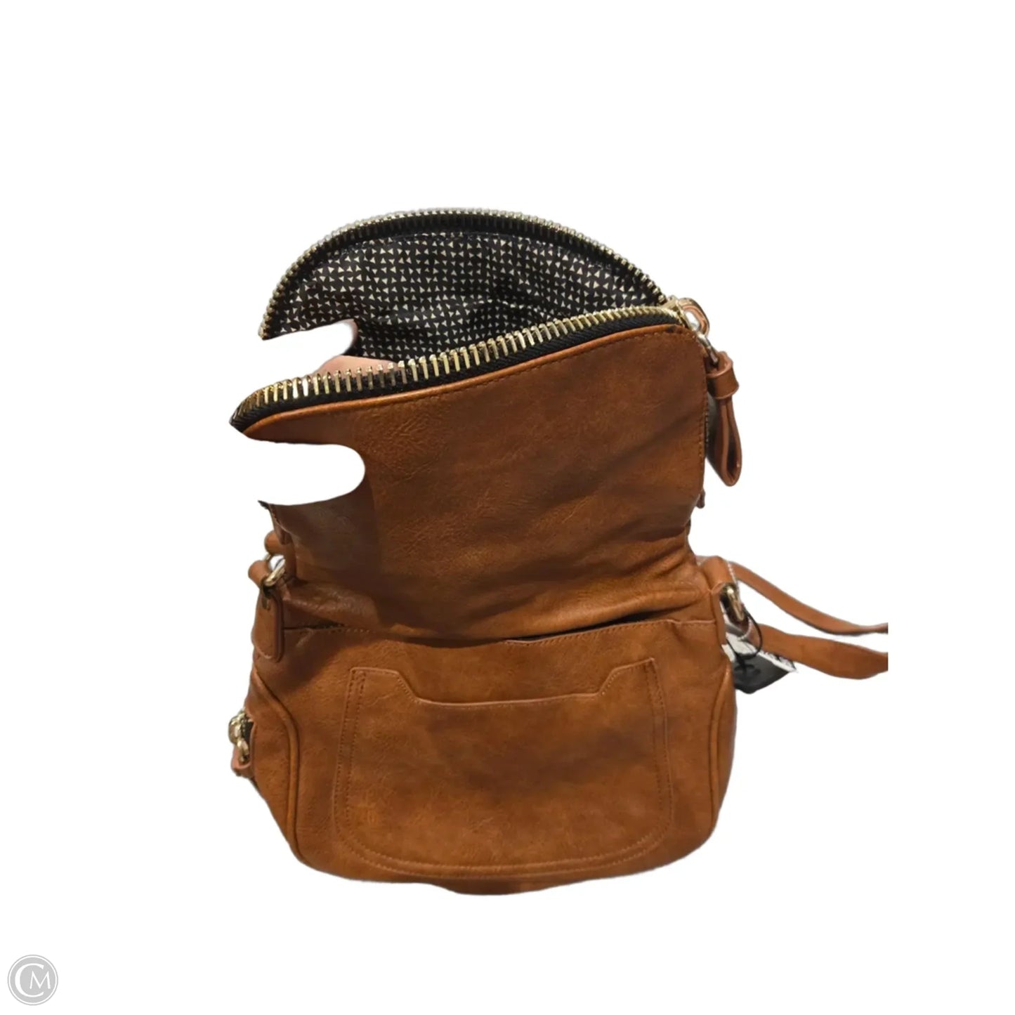 Crossbody Leather By Madison West, Size: Medium