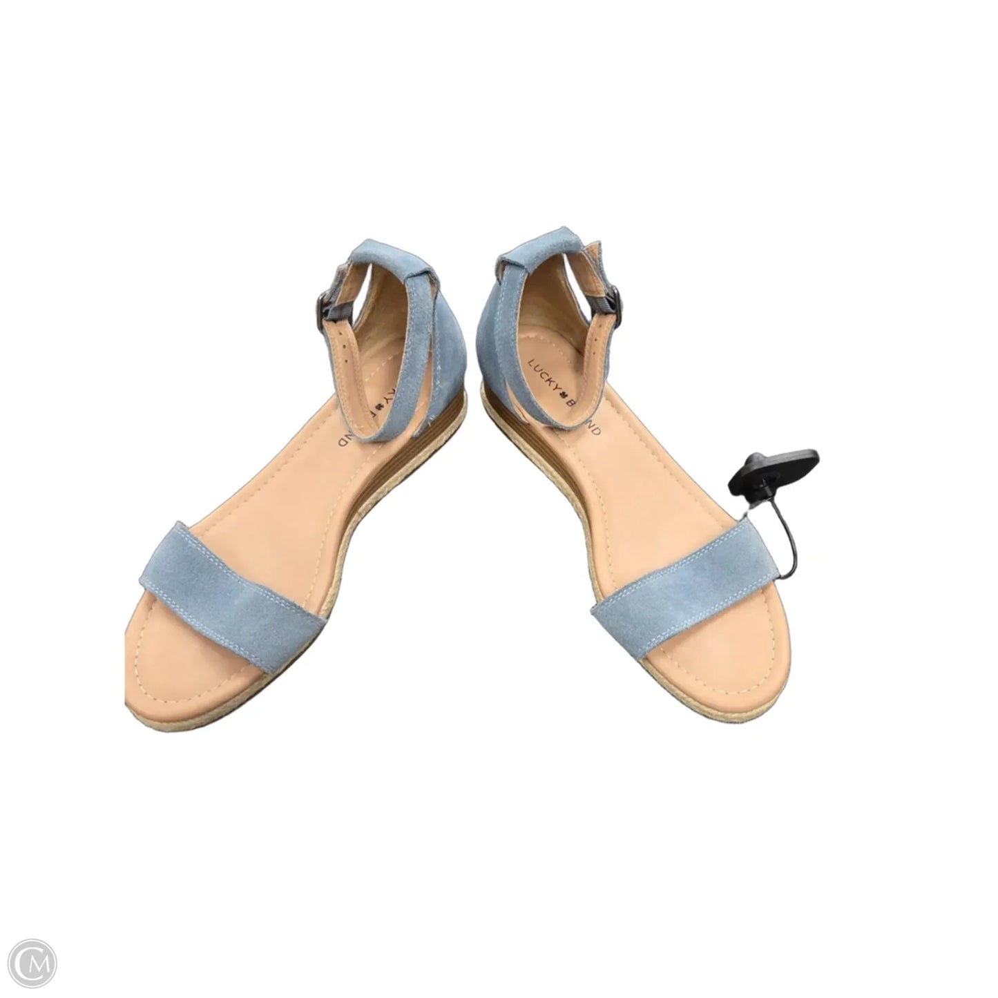 Sandals Flats By Lucky Brand In Blue, Size: 8