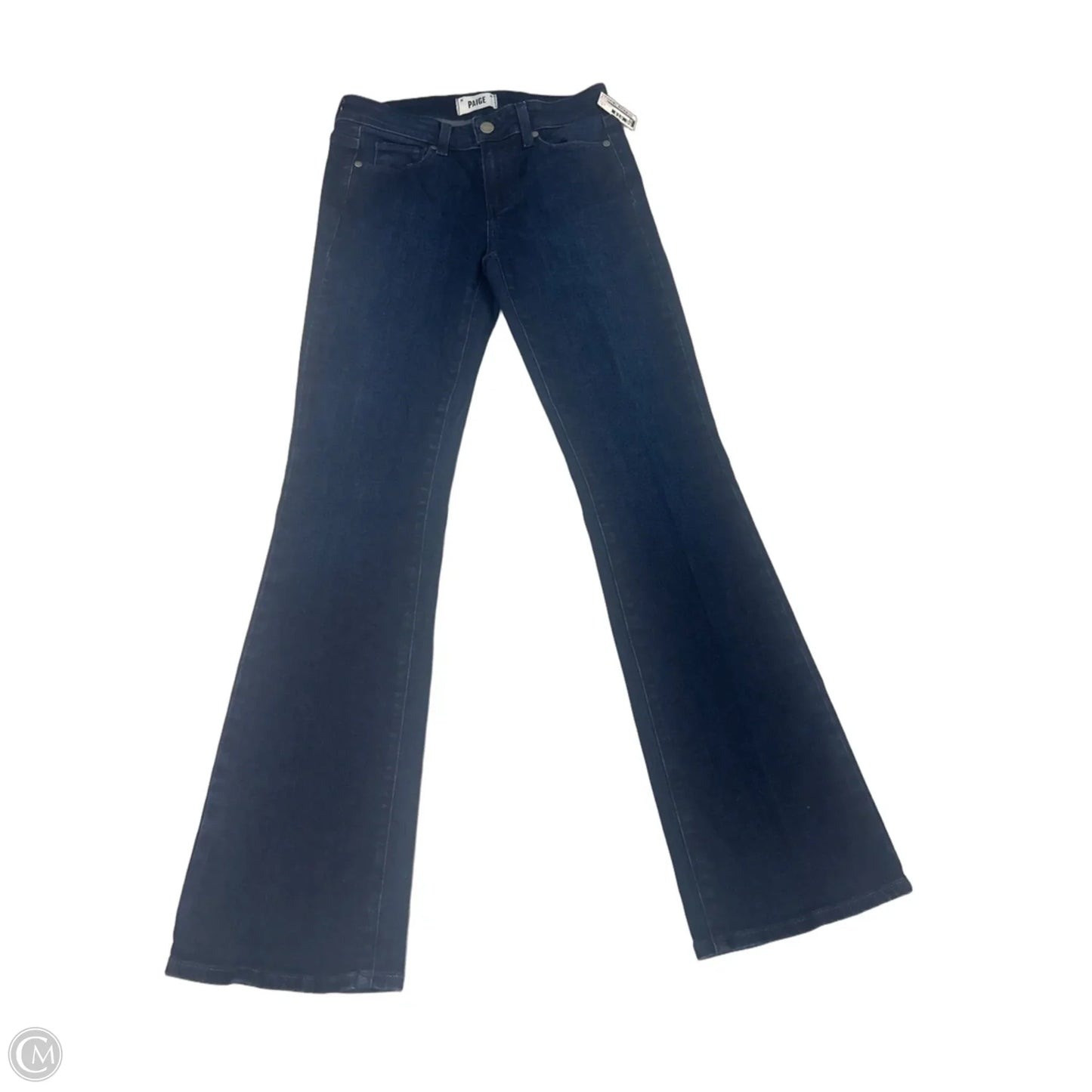 Jeans Flared By Paige In Blue Denim, Size: 4