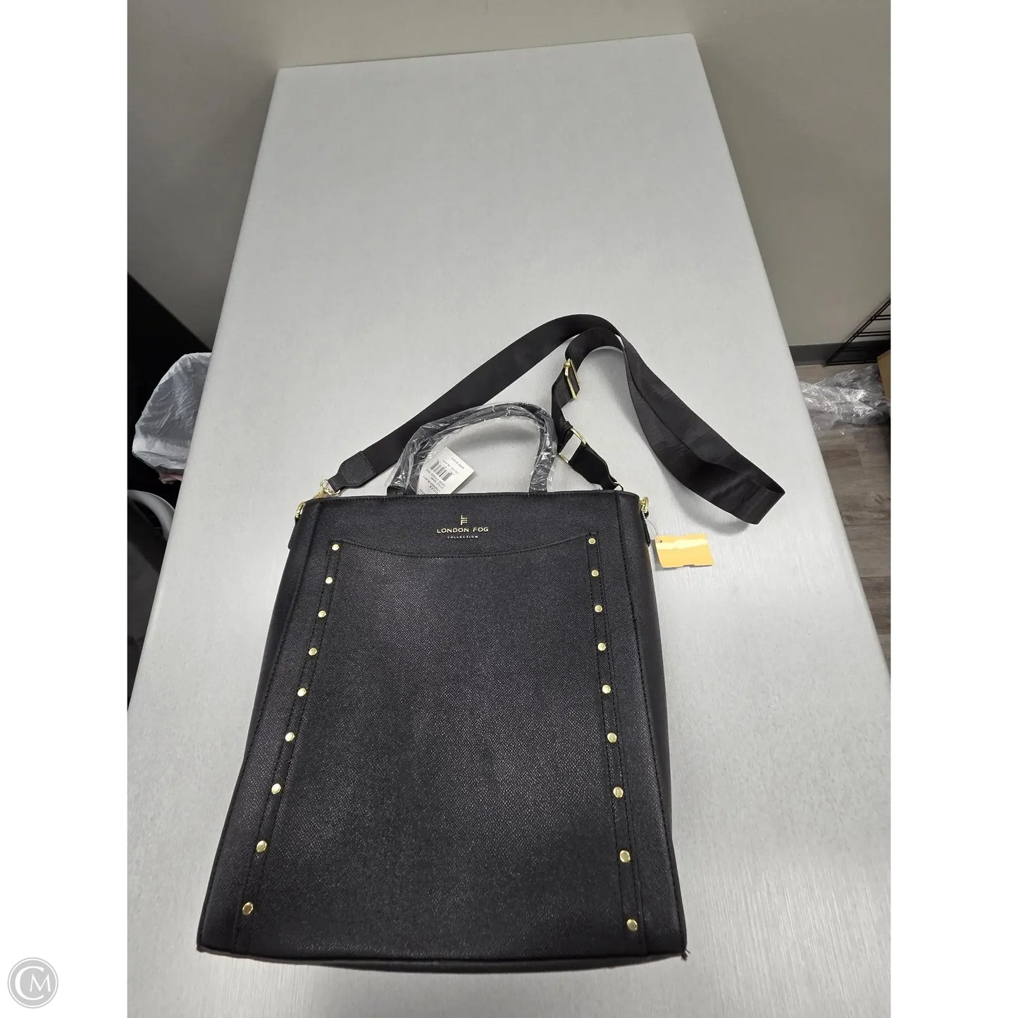 Tote Leather By London Fog, Size: Large