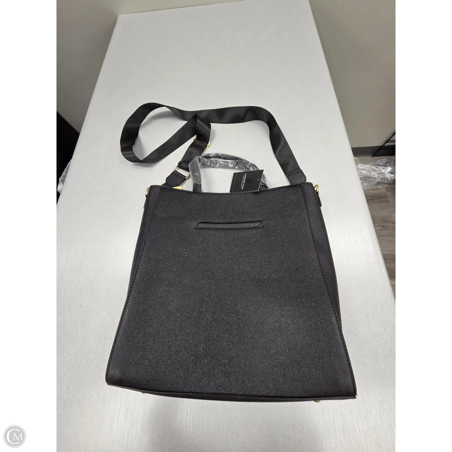 Tote Leather By London Fog, Size: Large