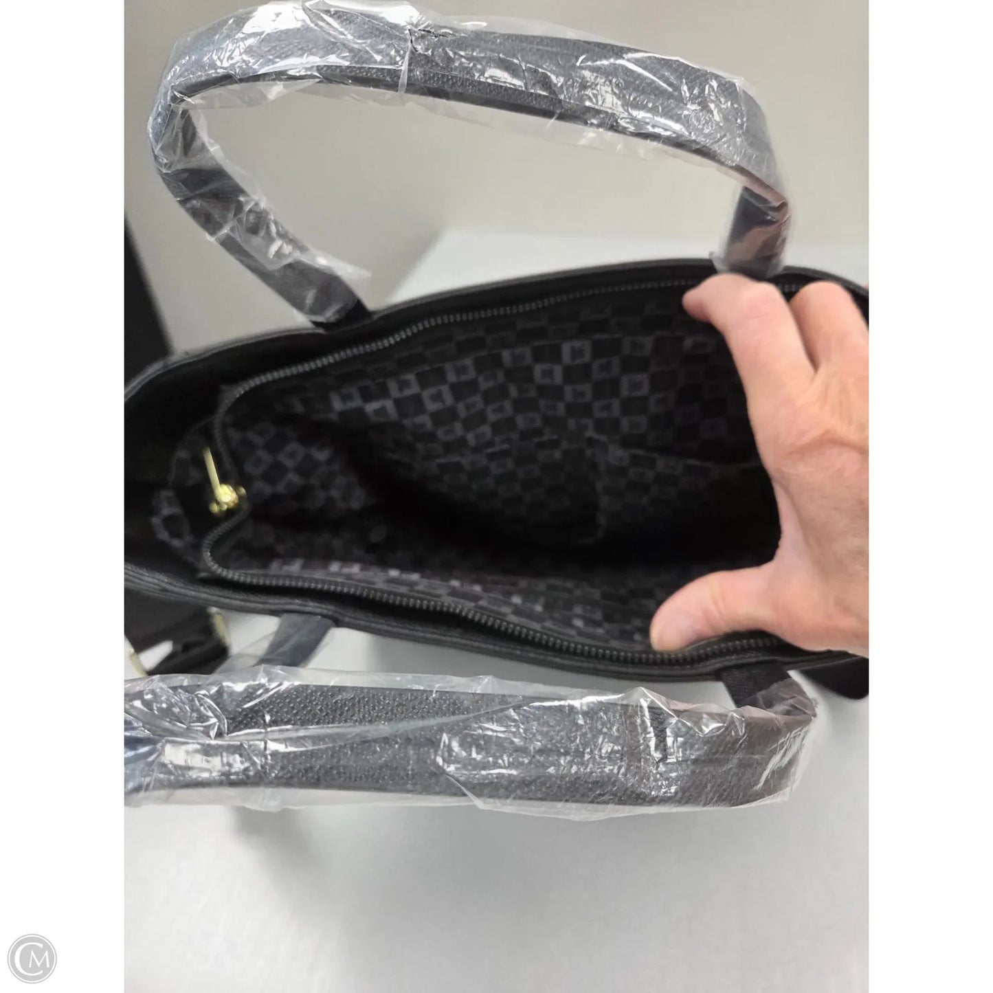 Tote Leather By London Fog, Size: Large